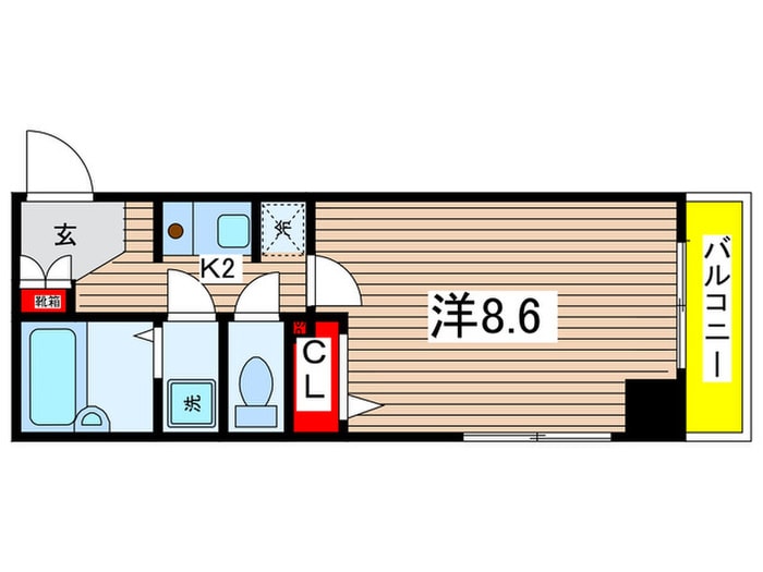 セレブ南砂の物件間取画像