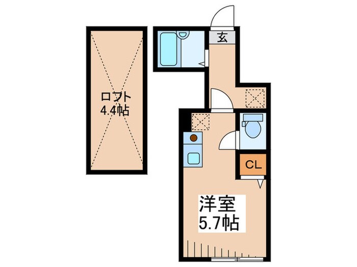 バーミープレイス蒲田Ⅲの物件間取画像