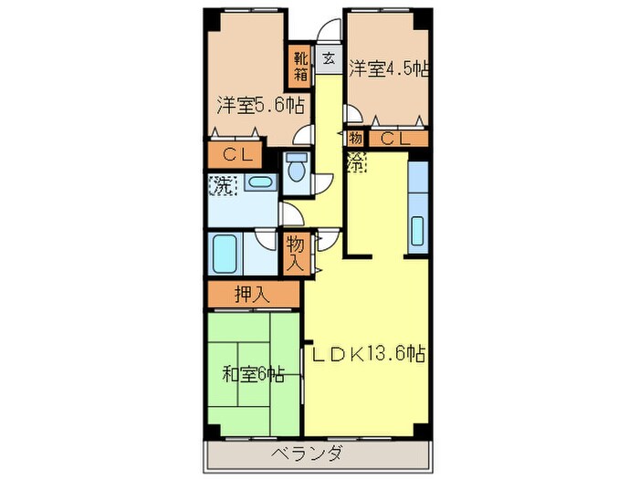ジュネスの物件間取画像