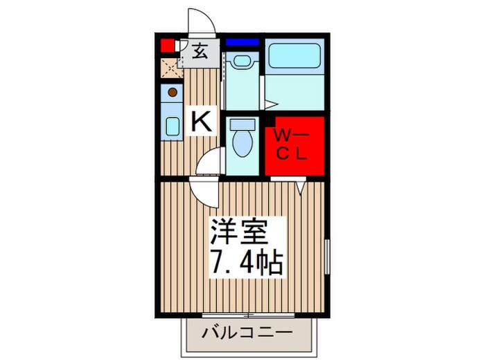 フラッツア関の物件間取画像