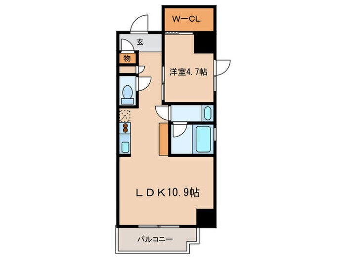 ベルファ－ス本郷弓町の物件間取画像