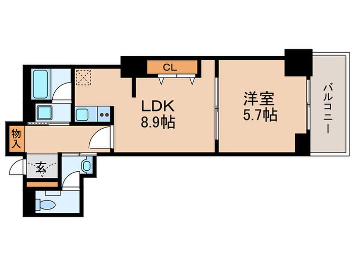 リバ－シティ２１　新川の物件間取画像