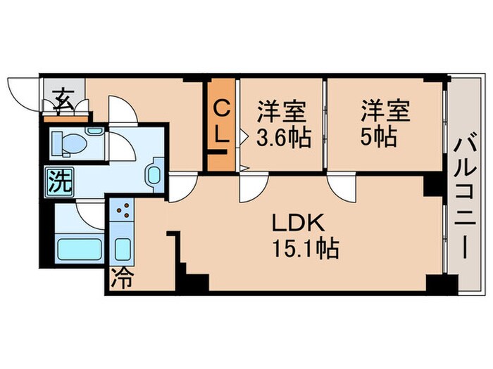 リバ－シティ２１　新川の物件間取画像