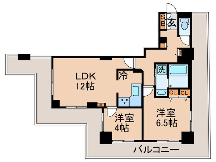 リバ－シティ２１　新川の物件間取画像