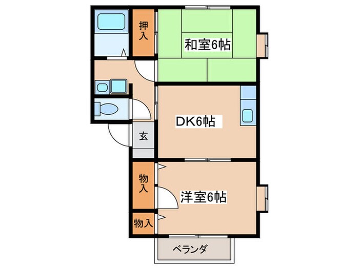 ア－バンＡの物件間取画像