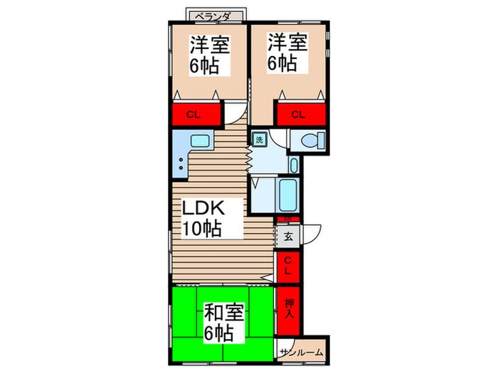 メゾン　コテイの物件間取画像