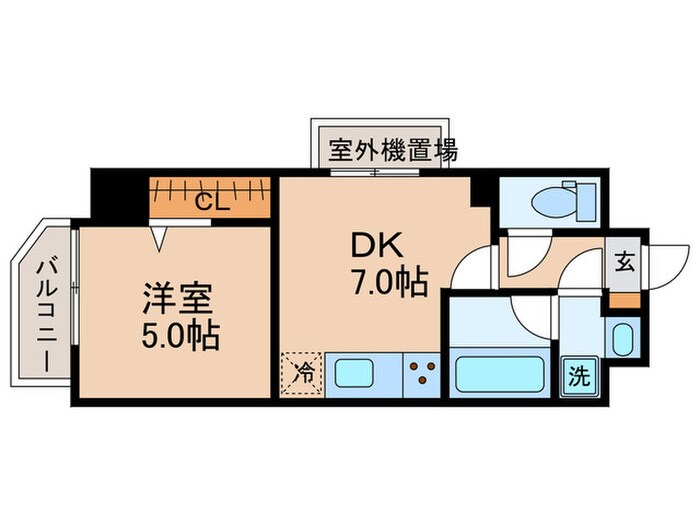 フローレス東中野の物件間取画像