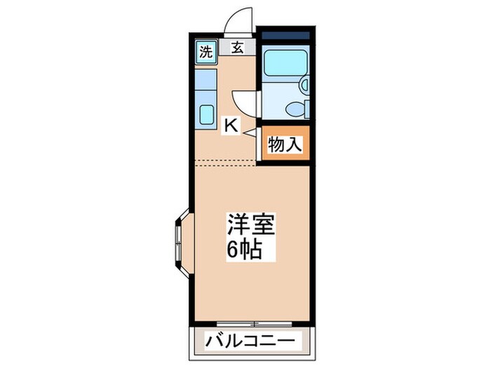 コンフォール河井の物件間取画像