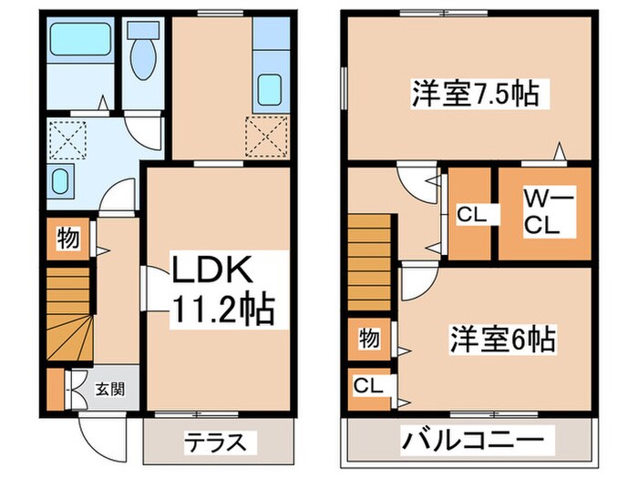 マグワ－トＡの物件間取画像