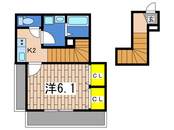 カーサ　プラシードの物件間取画像