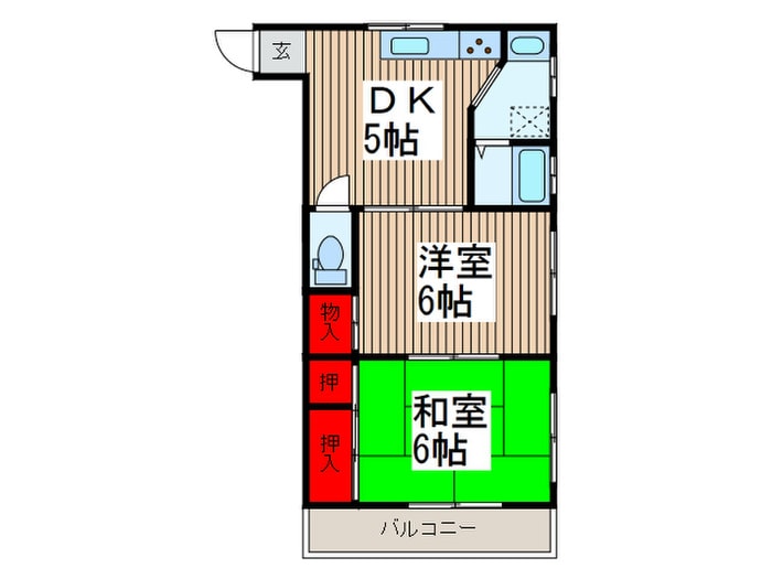 メゾン清美の物件間取画像