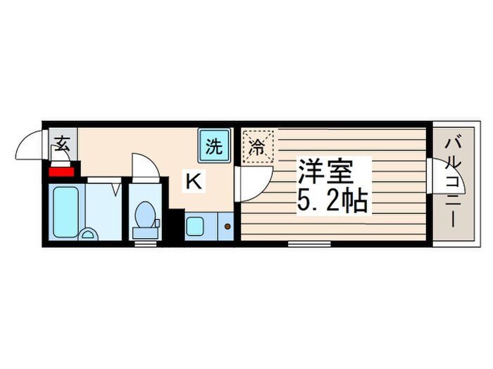 クラーク葛飾の物件間取画像