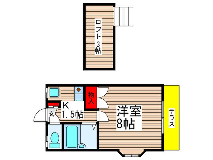 メゾンエトワールの物件間取画像