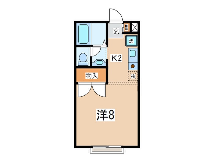 コンフォ－トカキシマの物件間取画像