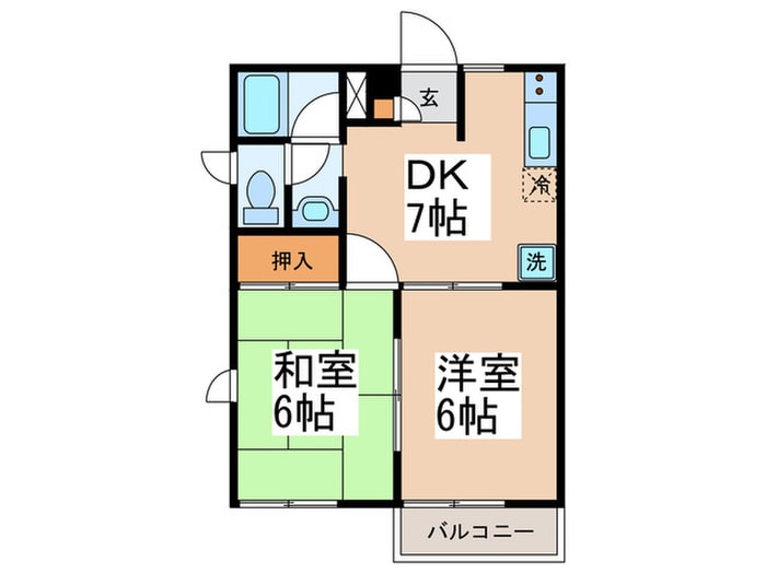 マイコ－トＢの物件間取画像