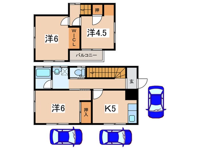 ペットと暮らせる戸建ての物件間取画像