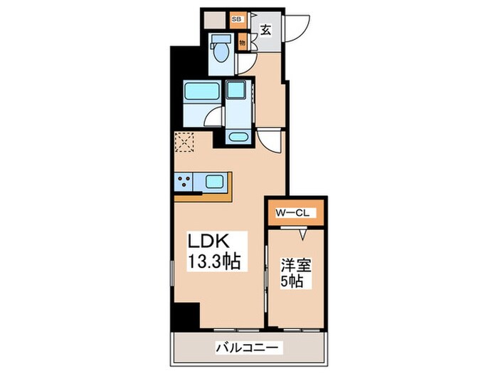 La Gracia四谷の物件間取画像