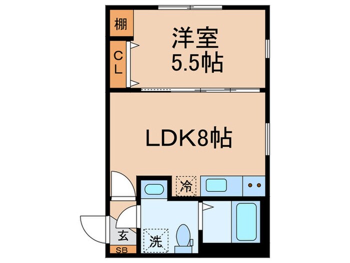 物件間取画像