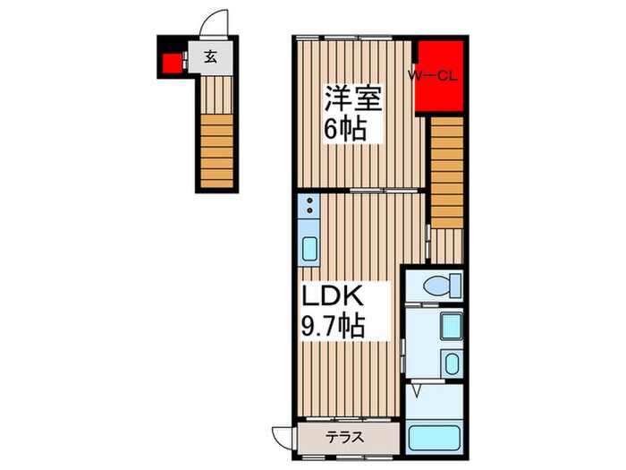 仮)吉川市中曽根アパートの物件間取画像