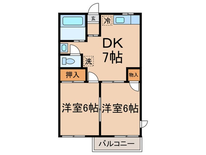 物件間取画像