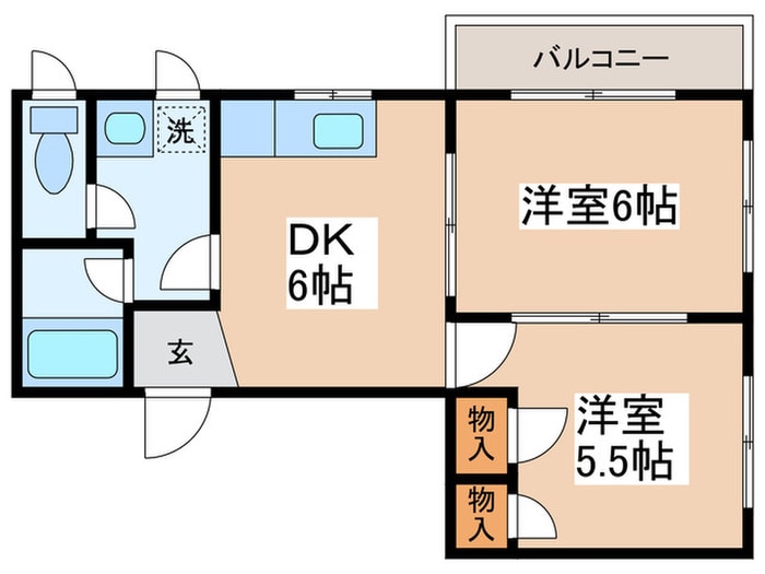 光ビルの物件間取画像