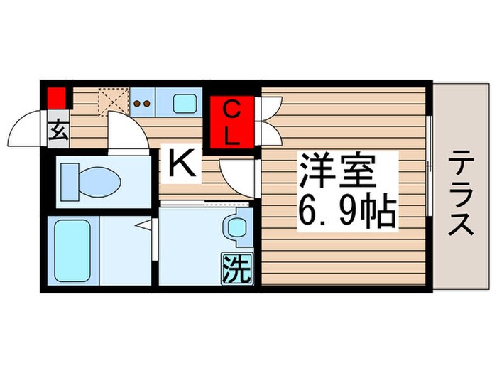 アムールマルシェの物件間取画像