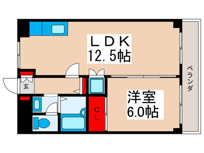 マンションドリ－ムⅢの物件間取画像