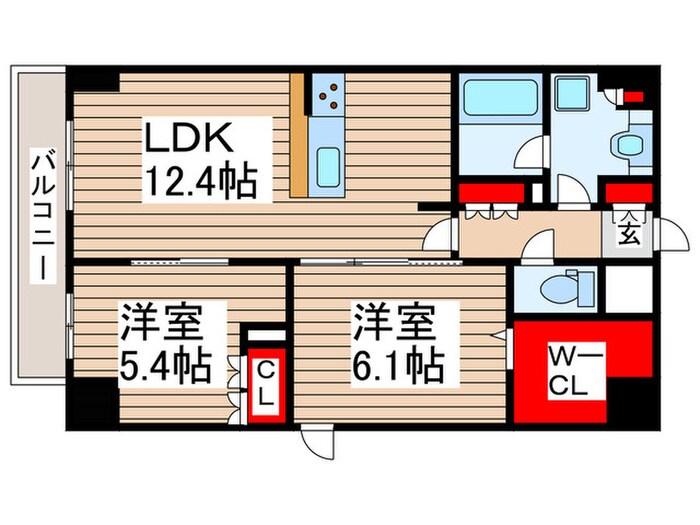 プライズ守谷の物件間取画像