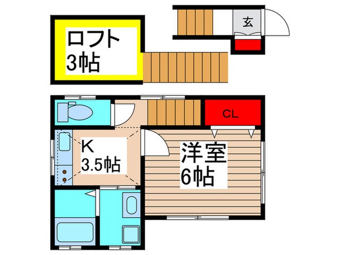 バンビの物件間取画像