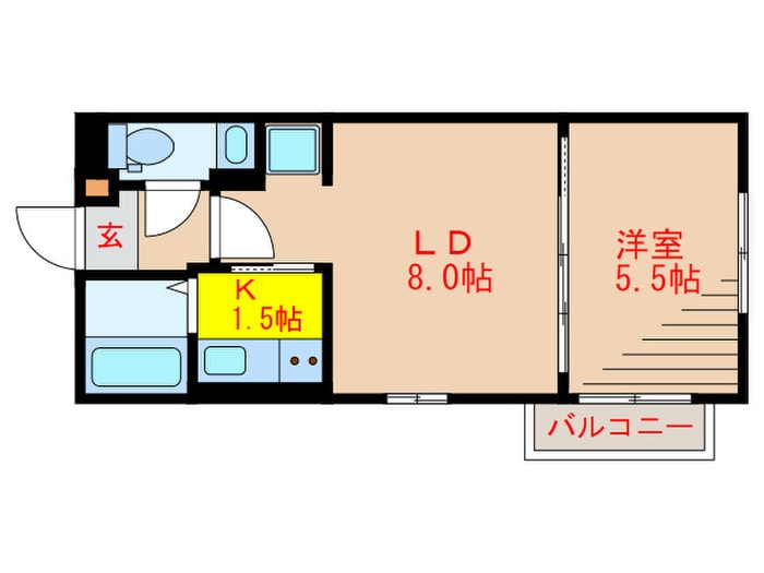 ルマーJの物件間取画像