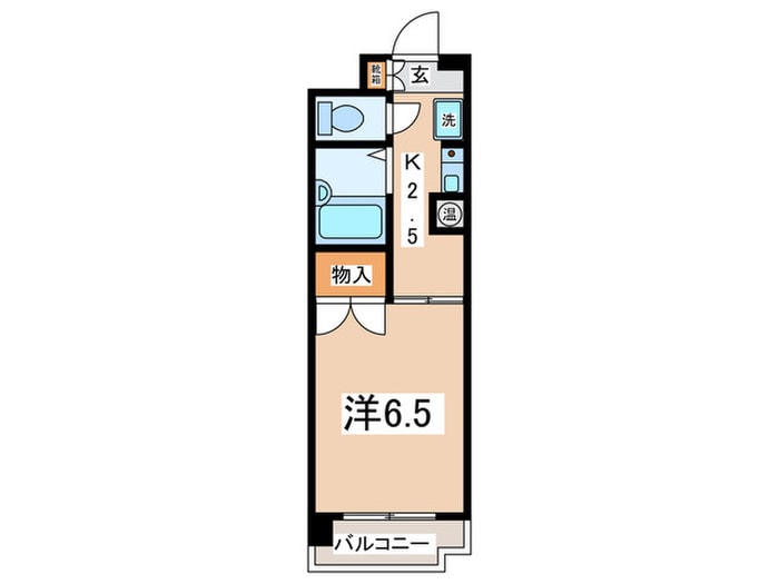 ﾗｲｵﾝｽﾞﾏﾝｼｮﾝ上溝第３(106)の物件間取画像