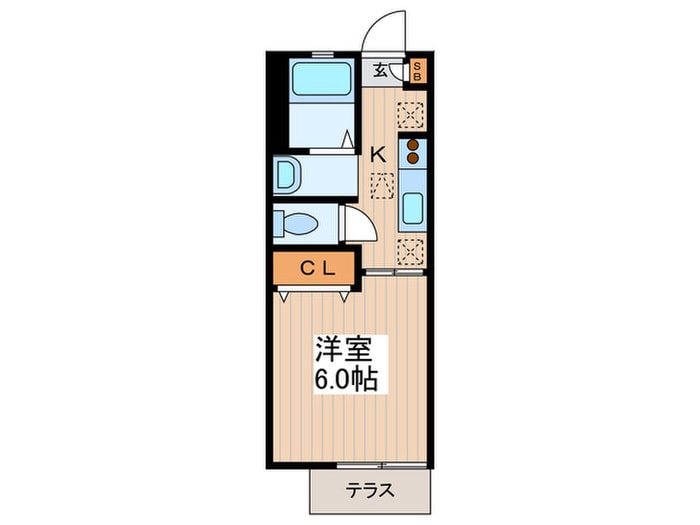 メープルハイツの物件間取画像