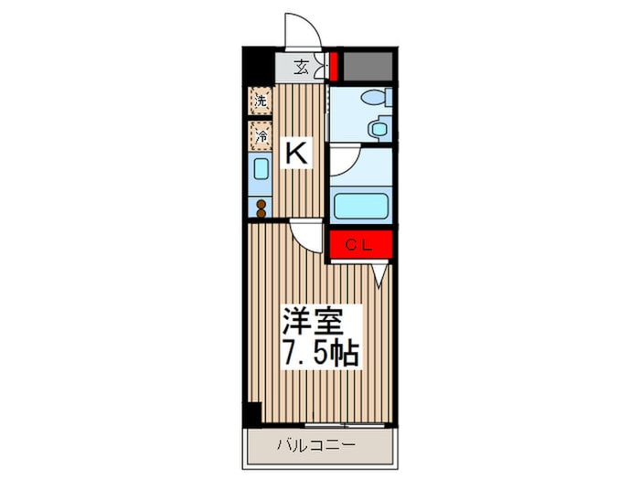 プリフェ－ムナミキの物件間取画像