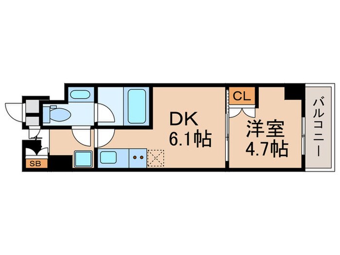 パークアクシス新宿西落合の物件間取画像