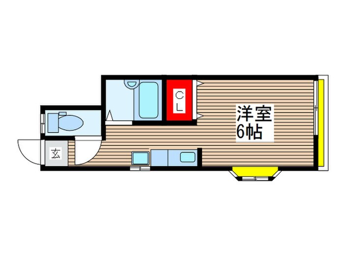さくらハイムの物件間取画像