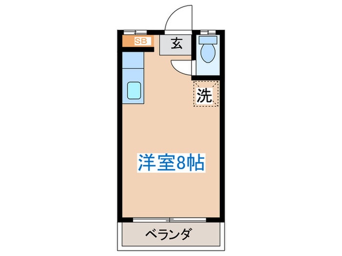 ハイム山内の物件間取画像