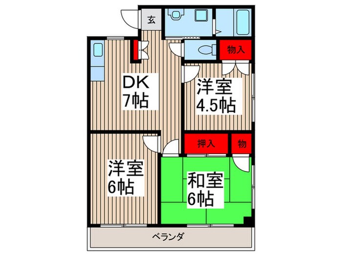 物件間取画像