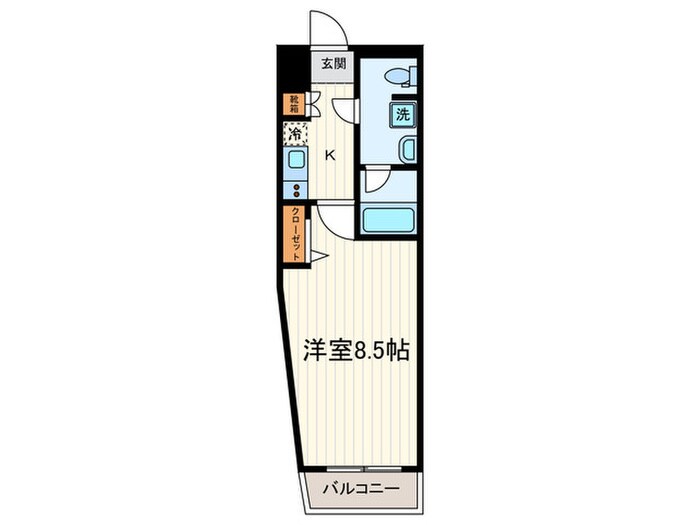 マーロ羽田（401）の物件間取画像