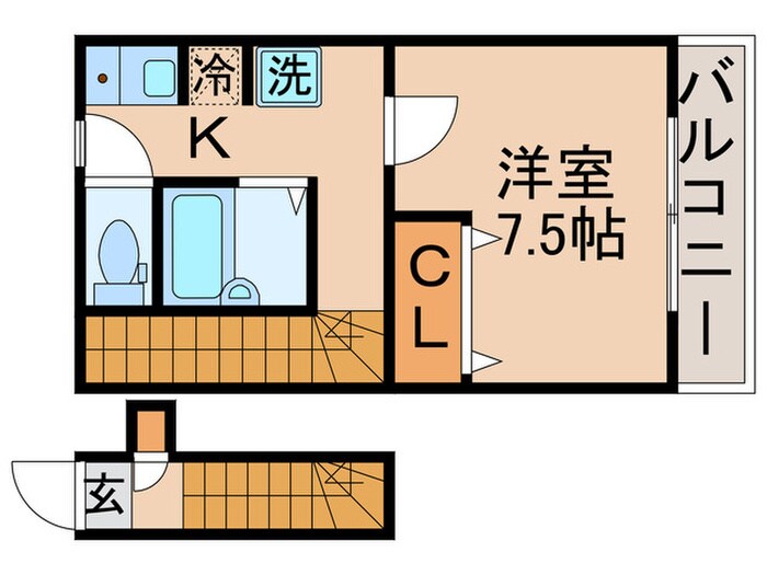 メインシティガーデンセリーゼの物件間取画像