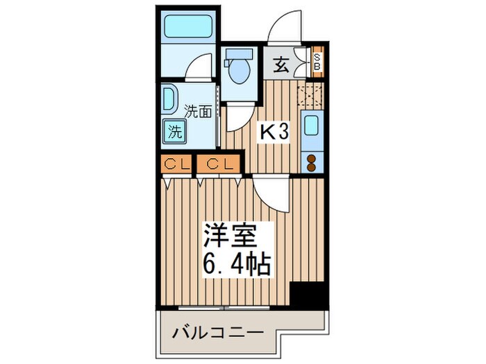 PRIME URBAN 東中野 COURTの物件間取画像