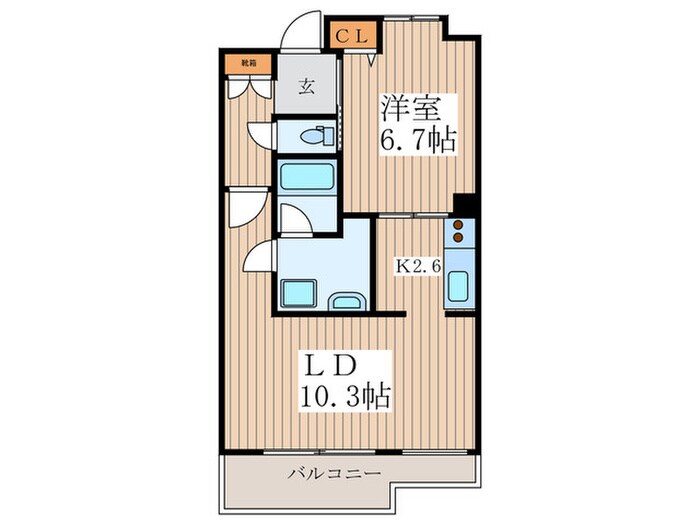 PRIME URBAN 東中野 COURTの物件間取画像