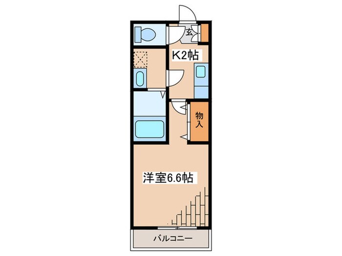 クレフラスト東淵野辺の物件間取画像