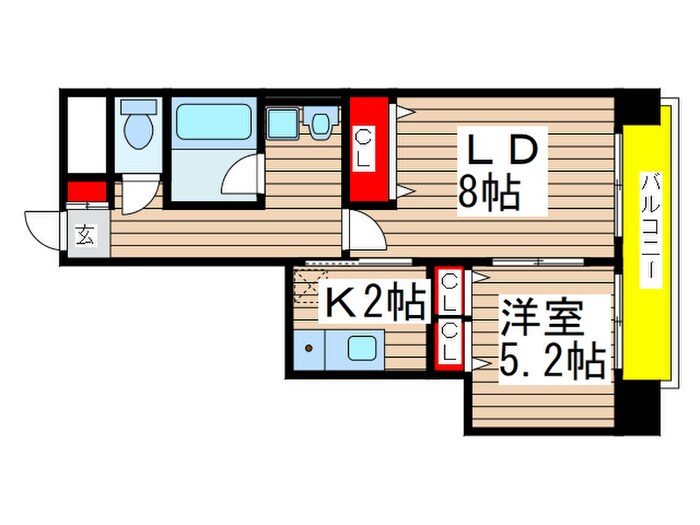 BELLAGIO Ⅱの物件間取画像