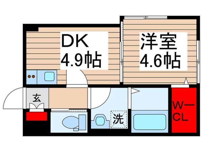 プランタン村上の物件間取画像