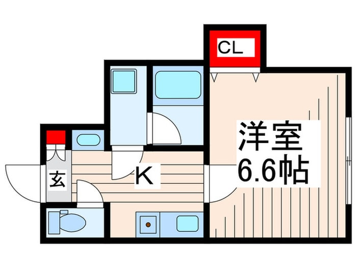 グリシーヌ中葛西の物件間取画像