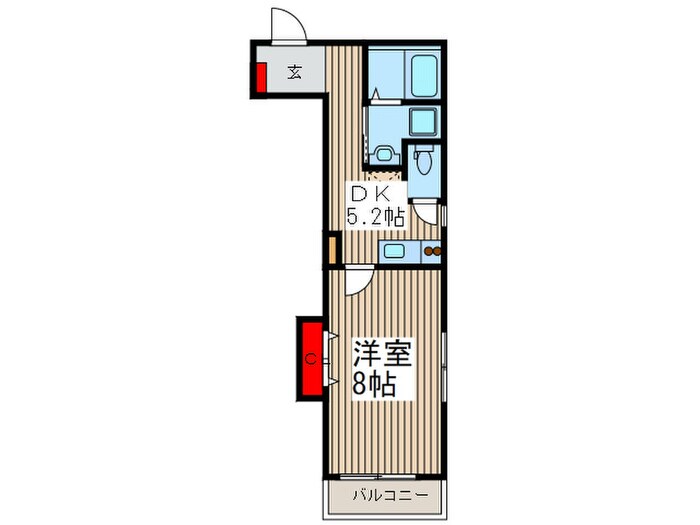 ク－ル　クレ－ルの物件間取画像