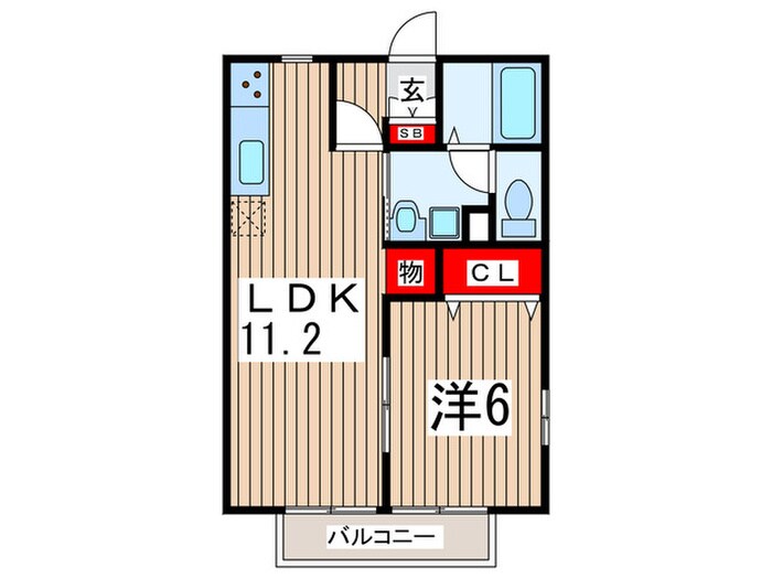 ロジュマンの物件間取画像