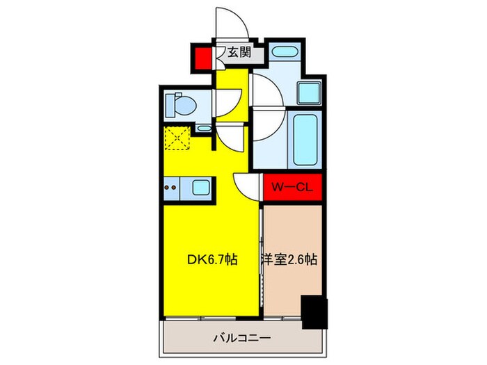 ﾍﾞﾙﾌｧｰｽ八丁堀Westの物件間取画像