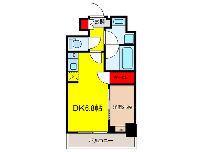 ﾍﾞﾙﾌｧｰｽ八丁堀Westの物件間取画像