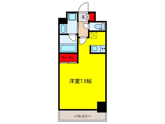 ﾍﾞﾙﾌｧｰｽ八丁堀Westの物件間取画像